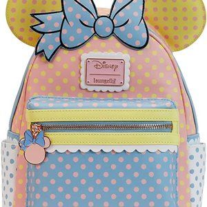 Pastel Minnie dot Loungefly backpack